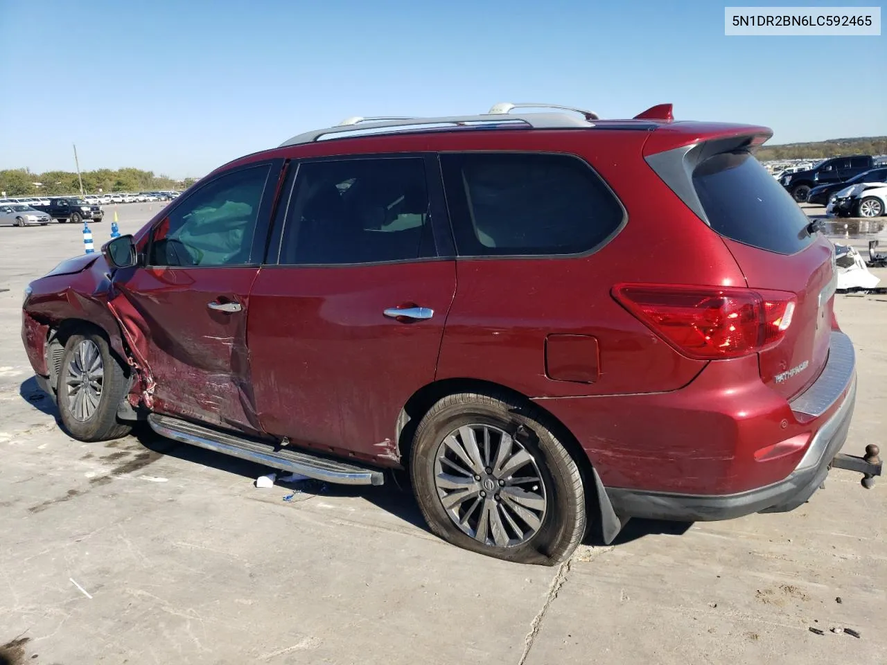 2020 Nissan Pathfinder Sv VIN: 5N1DR2BN6LC592465 Lot: 80960354