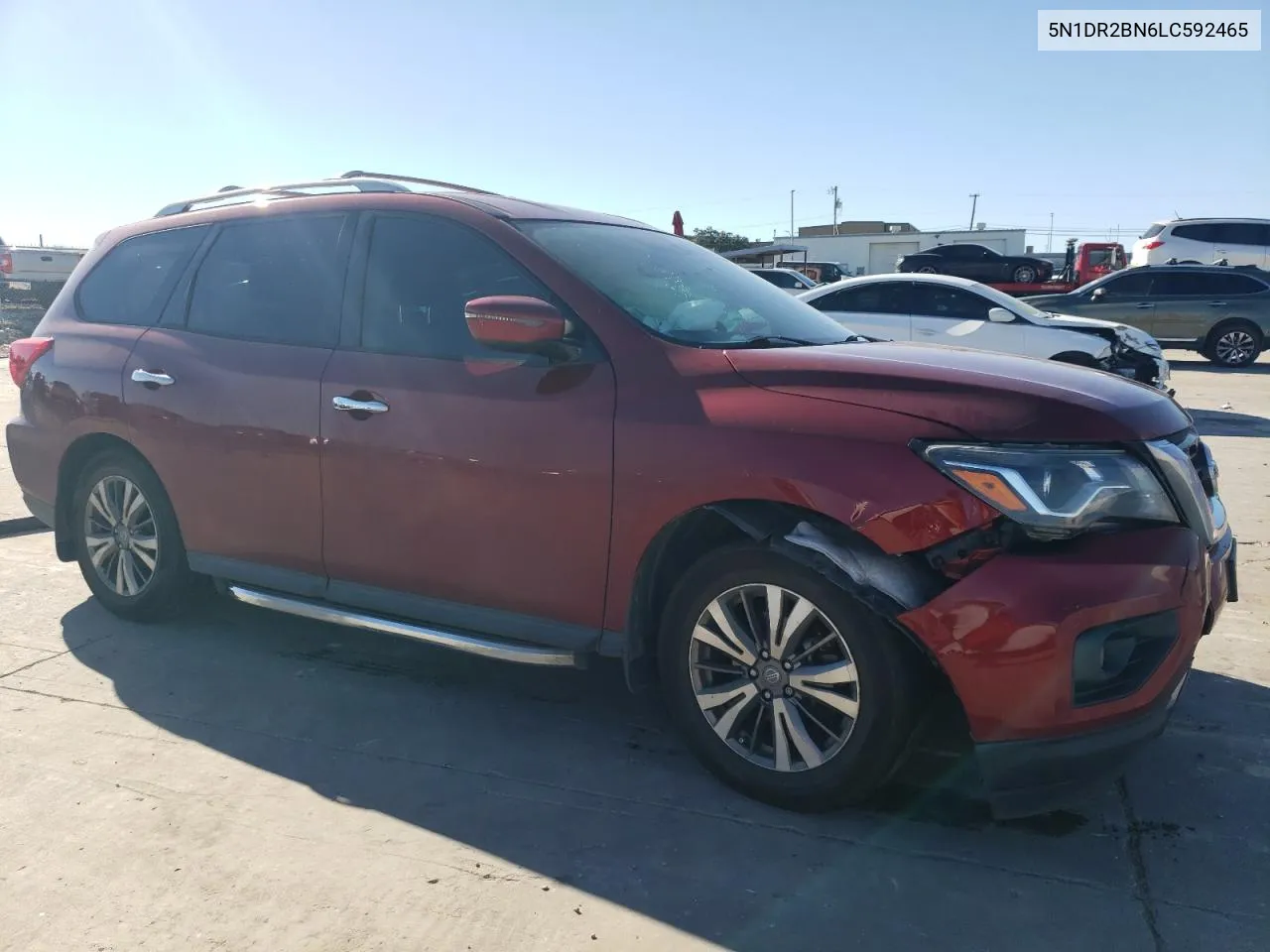 2020 Nissan Pathfinder Sv VIN: 5N1DR2BN6LC592465 Lot: 80960354