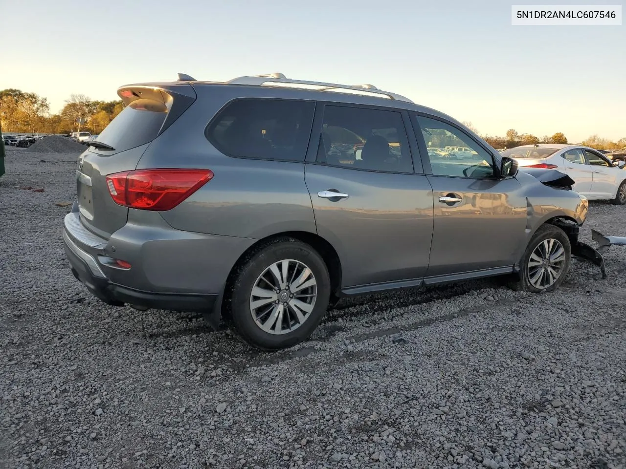 2020 Nissan Pathfinder S VIN: 5N1DR2AN4LC607546 Lot: 81007034