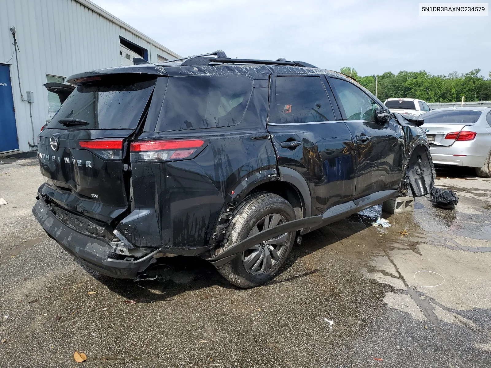 2022 Nissan Pathfinder Sv VIN: 5N1DR3BAXNC234579 Lot: 54801384