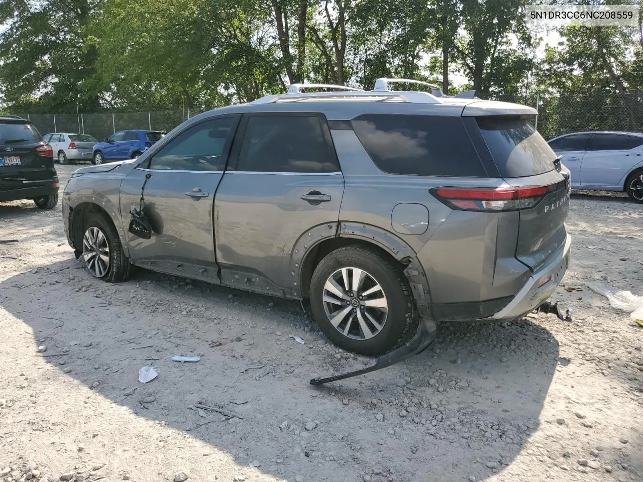 2022 Nissan Pathfinder Sl VIN: 5N1DR3CC6NC208559 Lot: 59551574