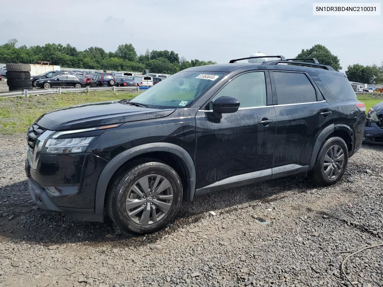 2022 Nissan Pathfinder Sv VIN: 5N1DR3BD4NC210031 Lot: 61883644