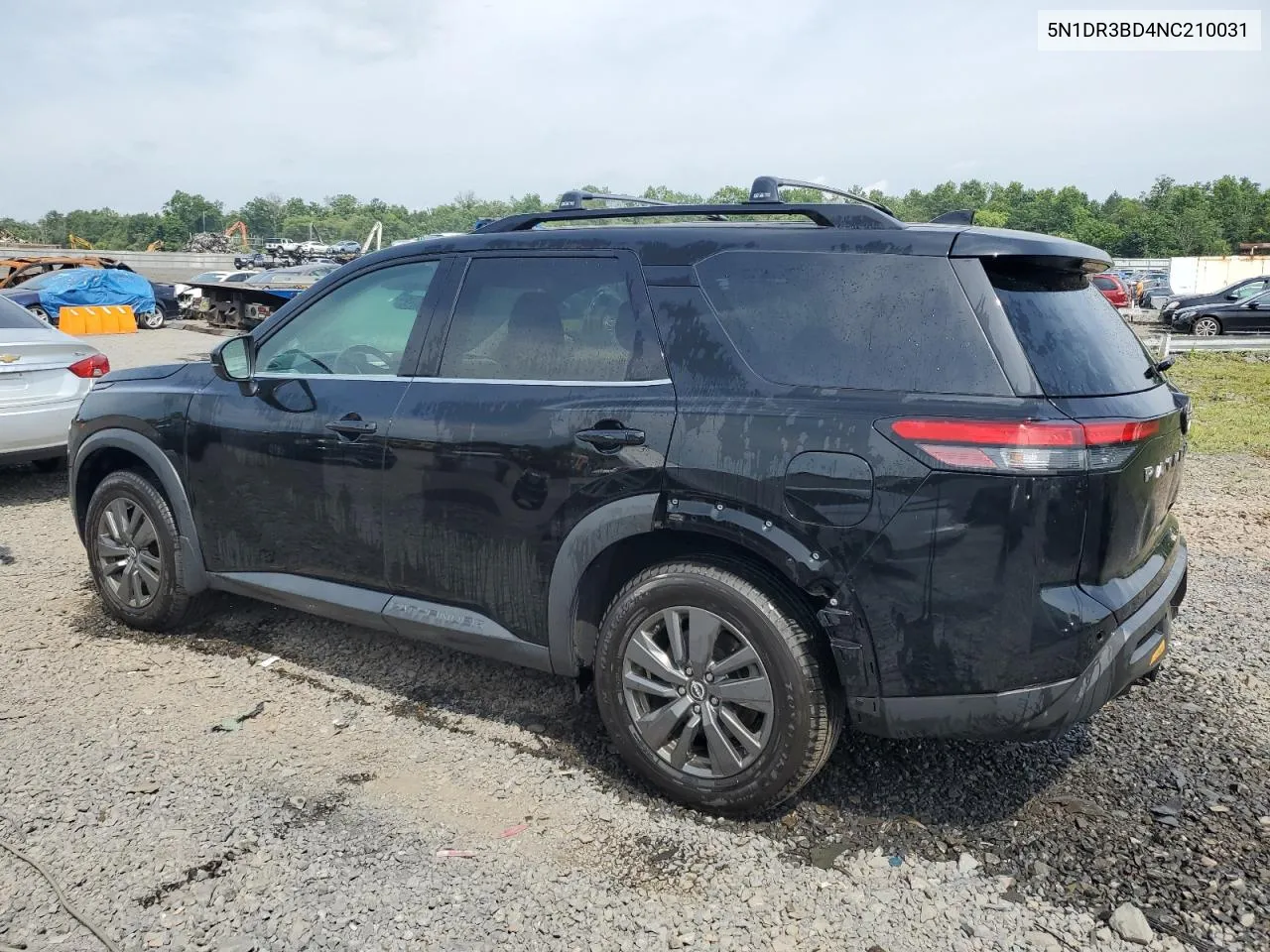 2022 Nissan Pathfinder Sv VIN: 5N1DR3BD4NC210031 Lot: 61883644