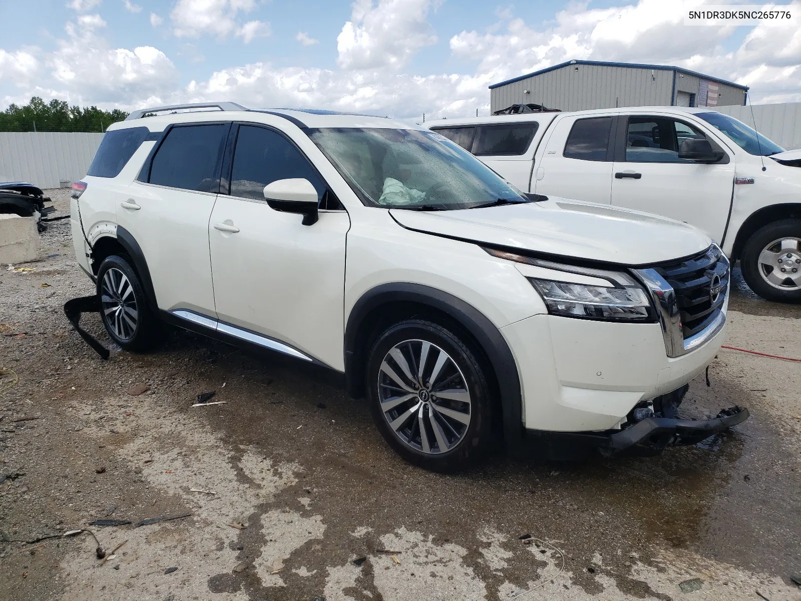 2022 Nissan Pathfinder Platinum VIN: 5N1DR3DK5NC265776 Lot: 62055574