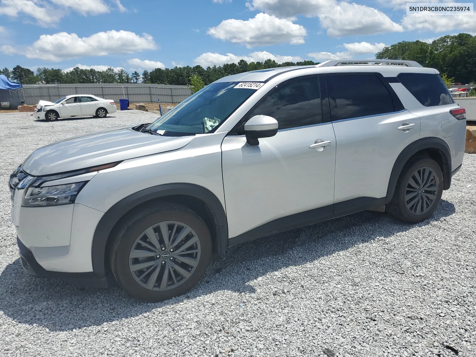 2022 Nissan Pathfinder Sl VIN: 5N1DR3CB0NC235974 Lot: 62415214