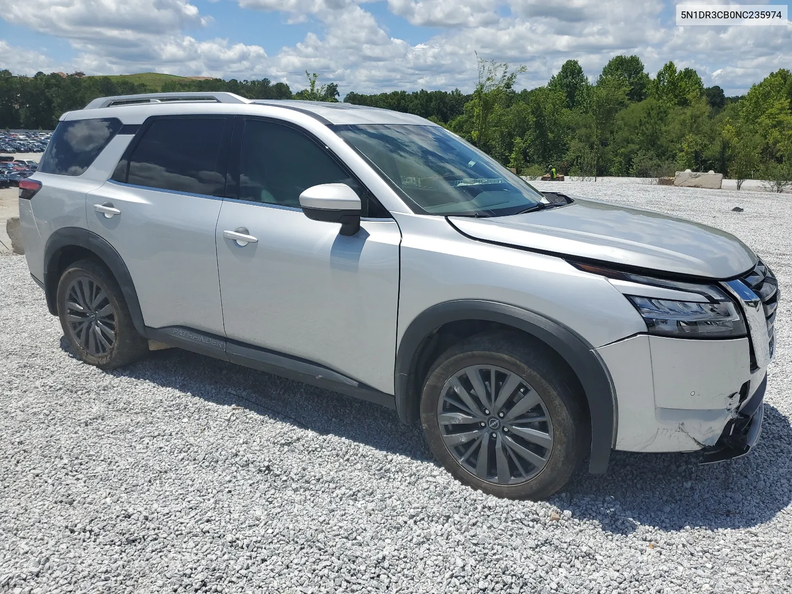 2022 Nissan Pathfinder Sl VIN: 5N1DR3CB0NC235974 Lot: 62415214