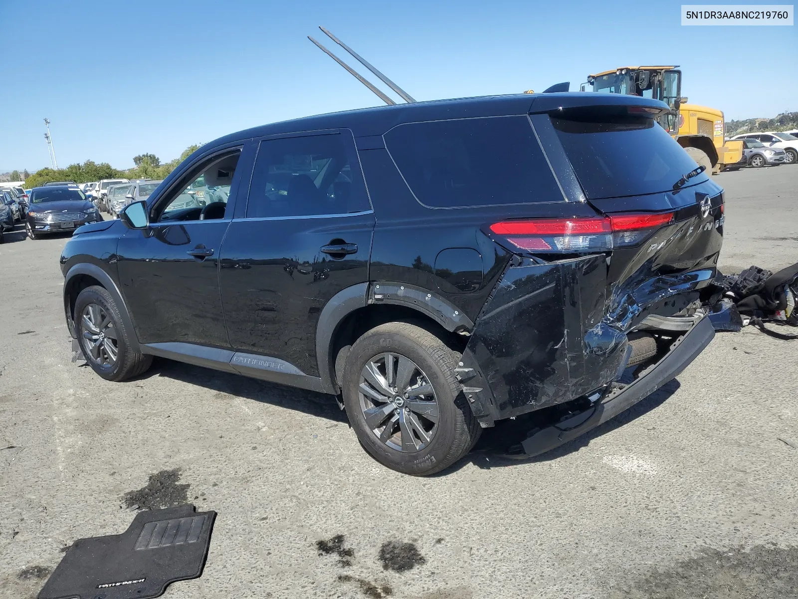 2022 Nissan Pathfinder S VIN: 5N1DR3AA8NC219760 Lot: 63348184