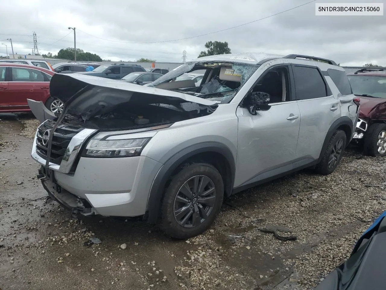 2022 Nissan Pathfinder Sv VIN: 5N1DR3BC4NC215060 Lot: 66113674