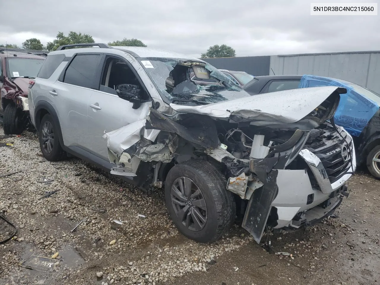 2022 Nissan Pathfinder Sv VIN: 5N1DR3BC4NC215060 Lot: 66113674