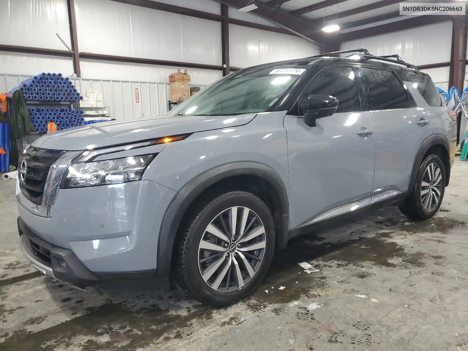 2022 Nissan Pathfinder Platinum VIN: 5N1DR3DK5NC206663 Lot: 66484474