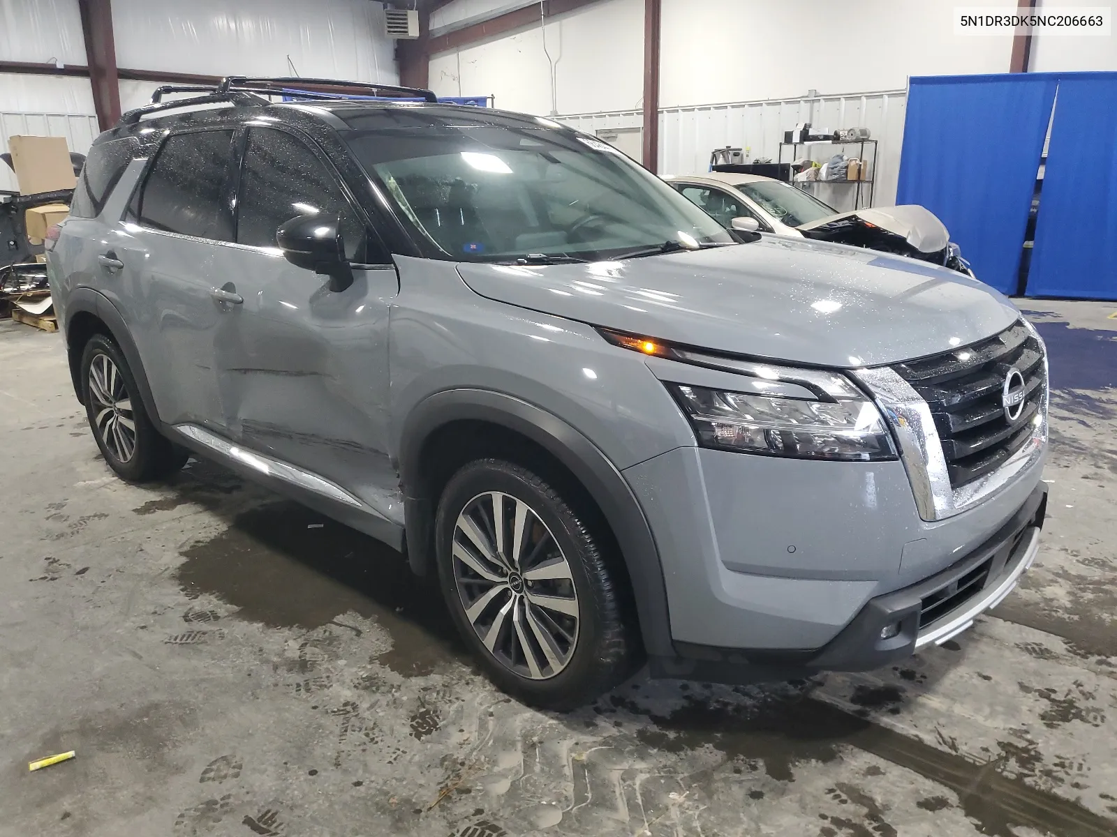 2022 Nissan Pathfinder Platinum VIN: 5N1DR3DK5NC206663 Lot: 66484474