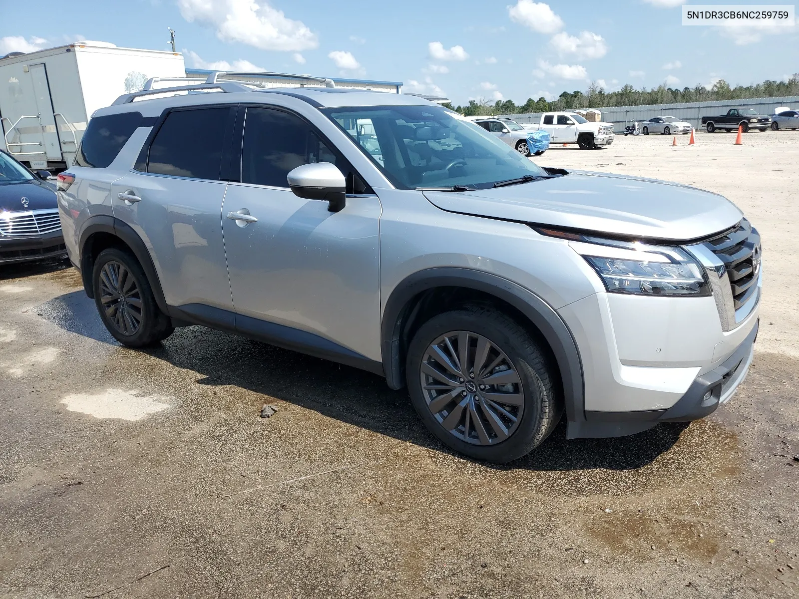 2022 Nissan Pathfinder Sl VIN: 5N1DR3CB6NC259759 Lot: 67029014