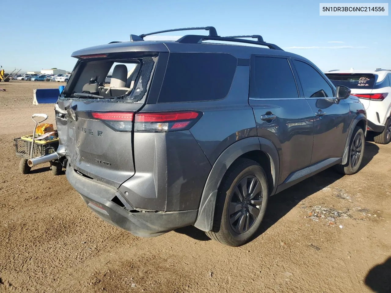 2022 Nissan Pathfinder Sv VIN: 5N1DR3BC6NC214556 Lot: 67392554