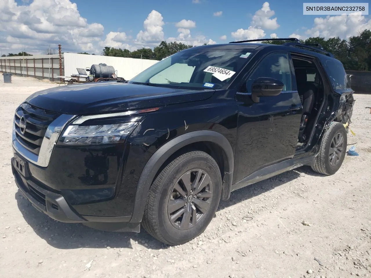 2022 Nissan Pathfinder Sv VIN: 5N1DR3BA0NC232758 Lot: 69524654