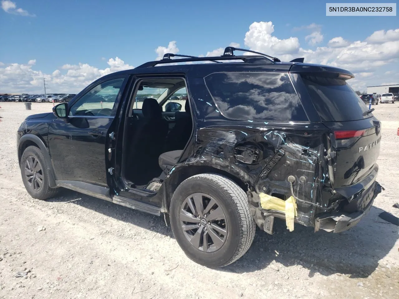 2022 Nissan Pathfinder Sv VIN: 5N1DR3BA0NC232758 Lot: 69524654