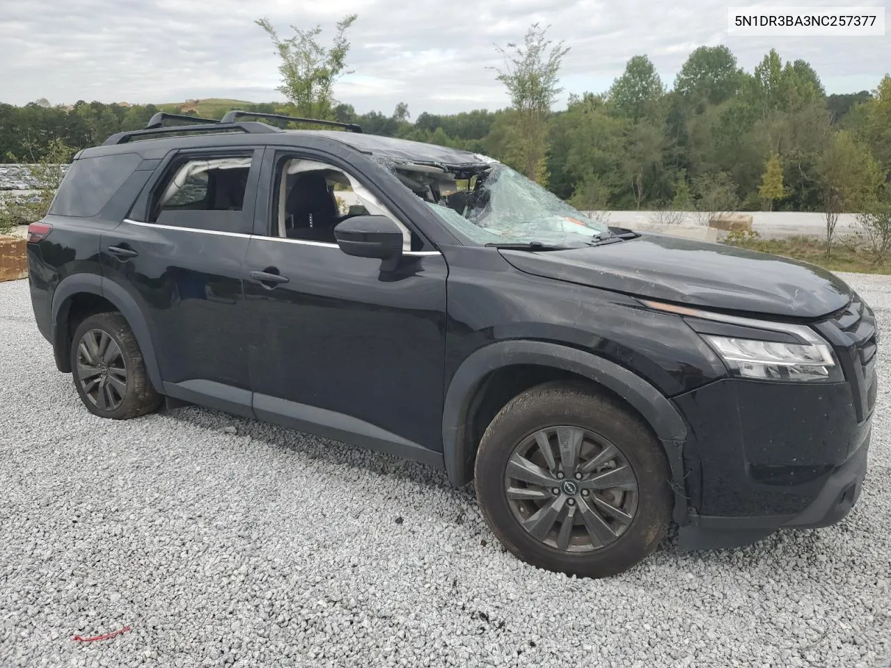 2022 Nissan Pathfinder Sv VIN: 5N1DR3BA3NC257377 Lot: 69658984