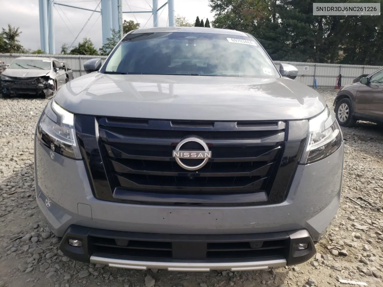 2022 Nissan Pathfinder Platinum VIN: 5N1DR3DJ6NC261226 Lot: 69703484