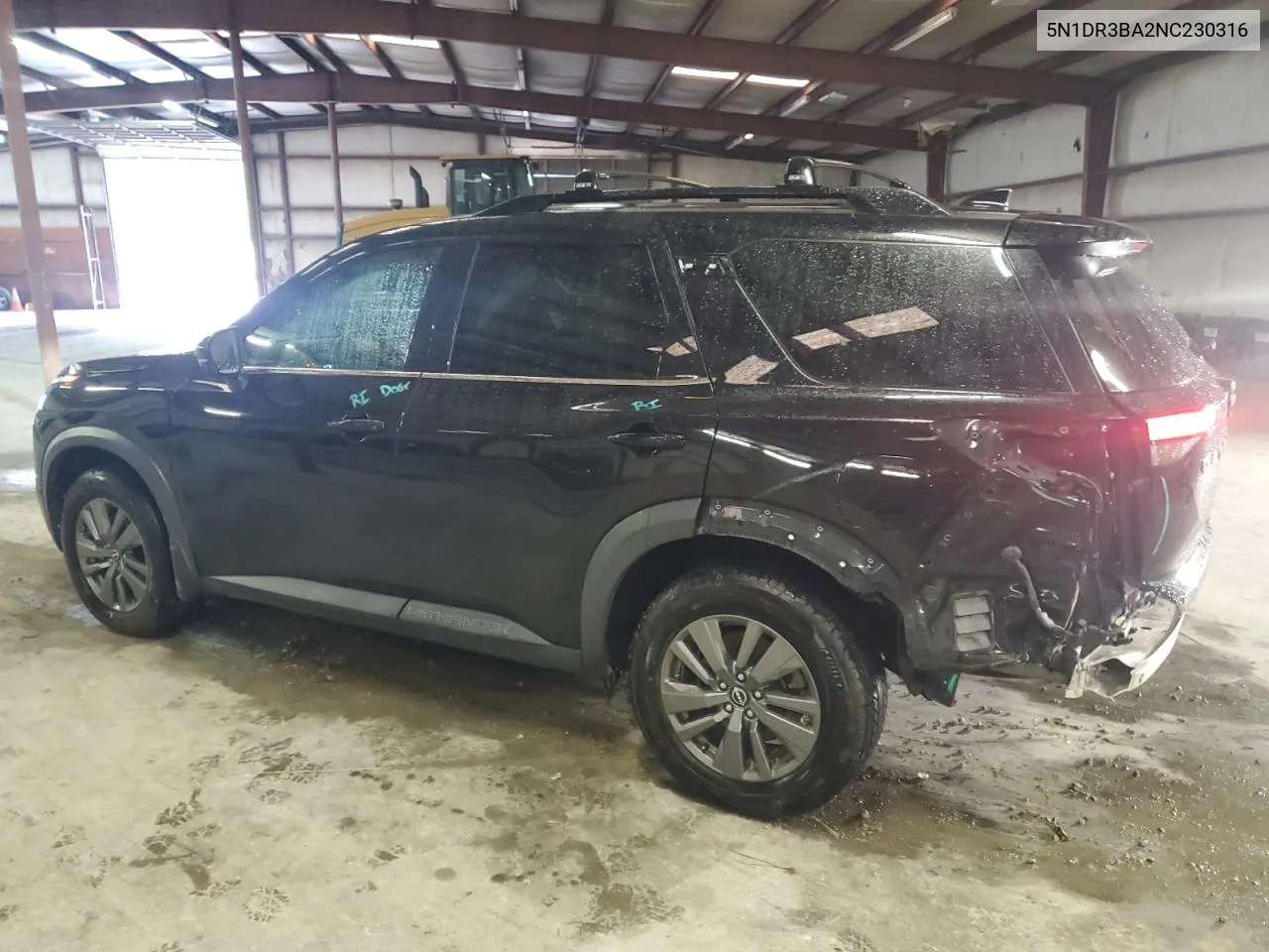 2022 Nissan Pathfinder Sv VIN: 5N1DR3BA2NC230316 Lot: 70003004