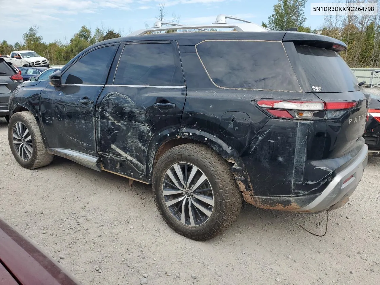 2022 Nissan Pathfinder Platinum VIN: 5N1DR3DKXNC264798 Lot: 71872124