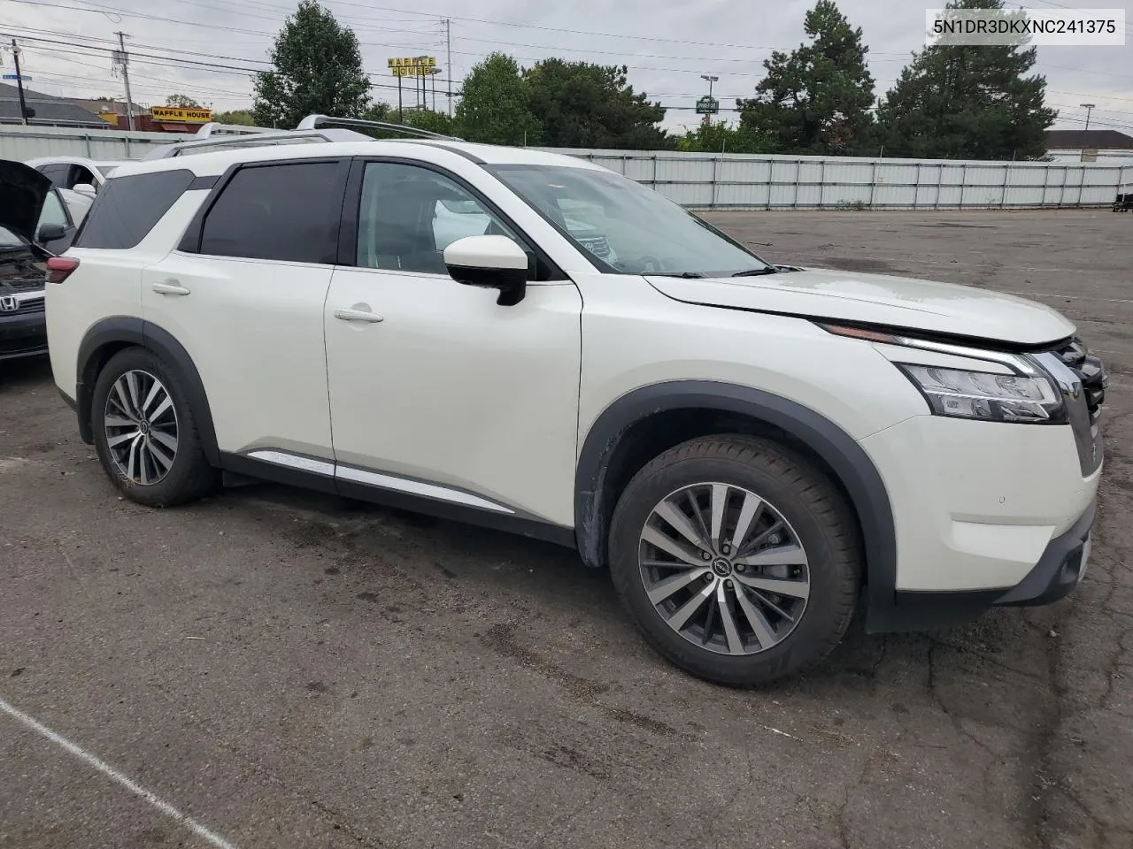 2022 Nissan Pathfinder Platinum VIN: 5N1DR3DKXNC241375 Lot: 73125054