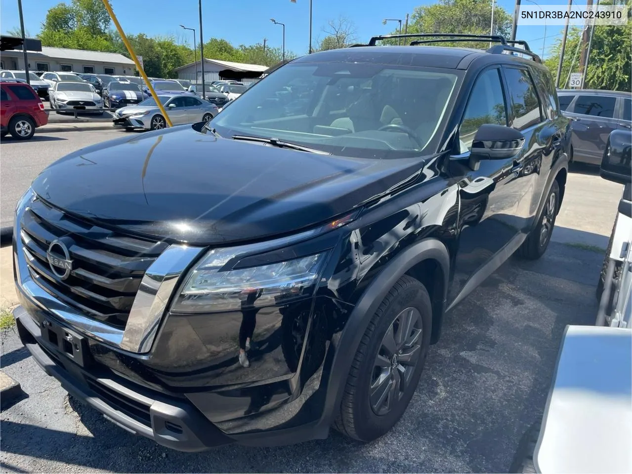 2022 Nissan Pathfinder Sv VIN: 5N1DR3BA2NC243910 Lot: 73592364