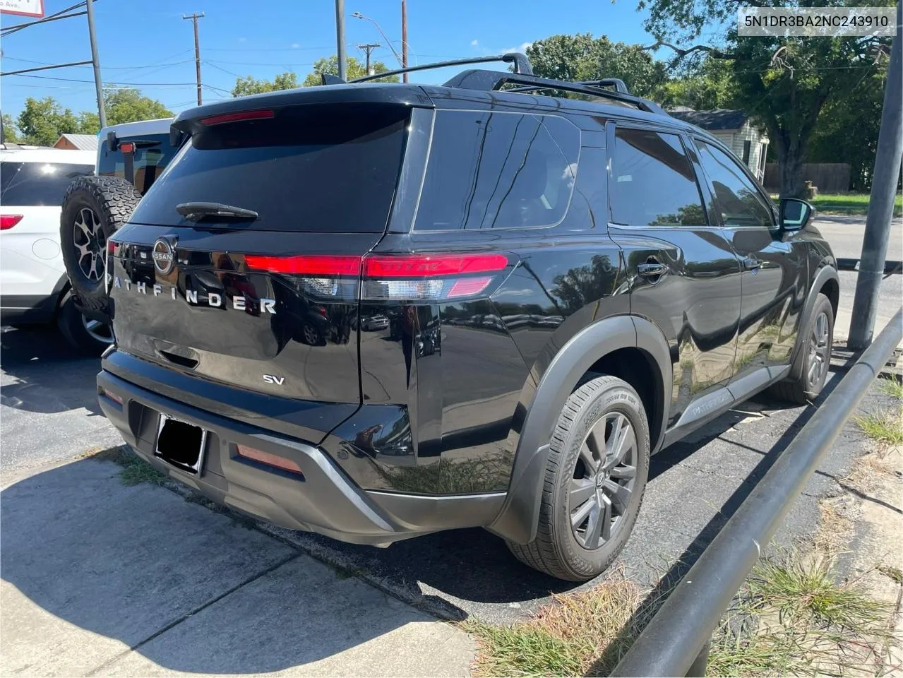 5N1DR3BA2NC243910 2022 Nissan Pathfinder Sv