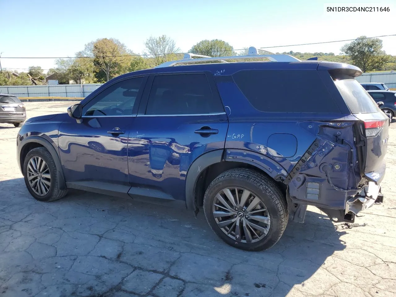 2022 Nissan Pathfinder Sl VIN: 5N1DR3CD4NC211646 Lot: 73960154