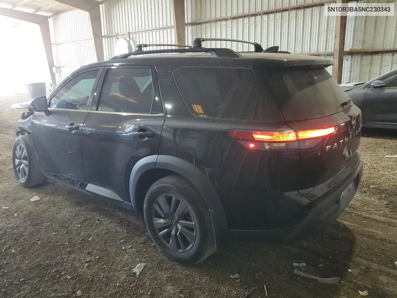 2022 Nissan Pathfinder Sv VIN: 5N1DR3BA5NC230343 Lot: 75565334