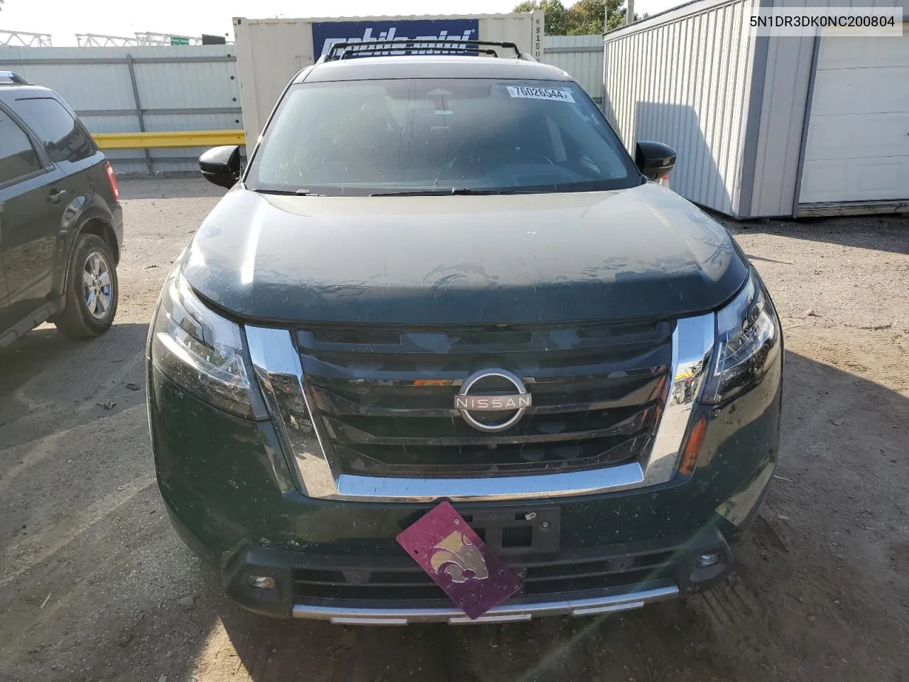 2022 Nissan Pathfinder Platinum VIN: 5N1DR3DK0NC200804 Lot: 76026544