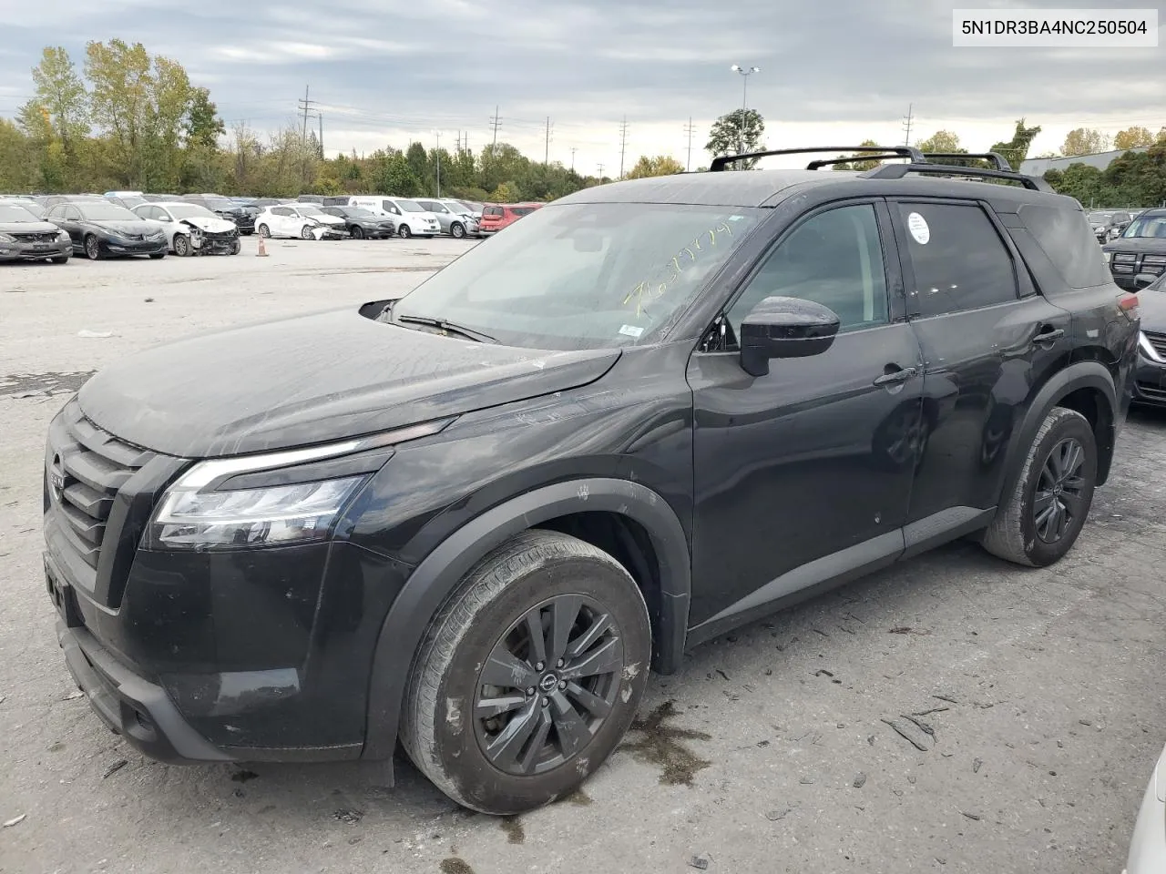 2022 Nissan Pathfinder Sv VIN: 5N1DR3BA4NC250504 Lot: 76379774