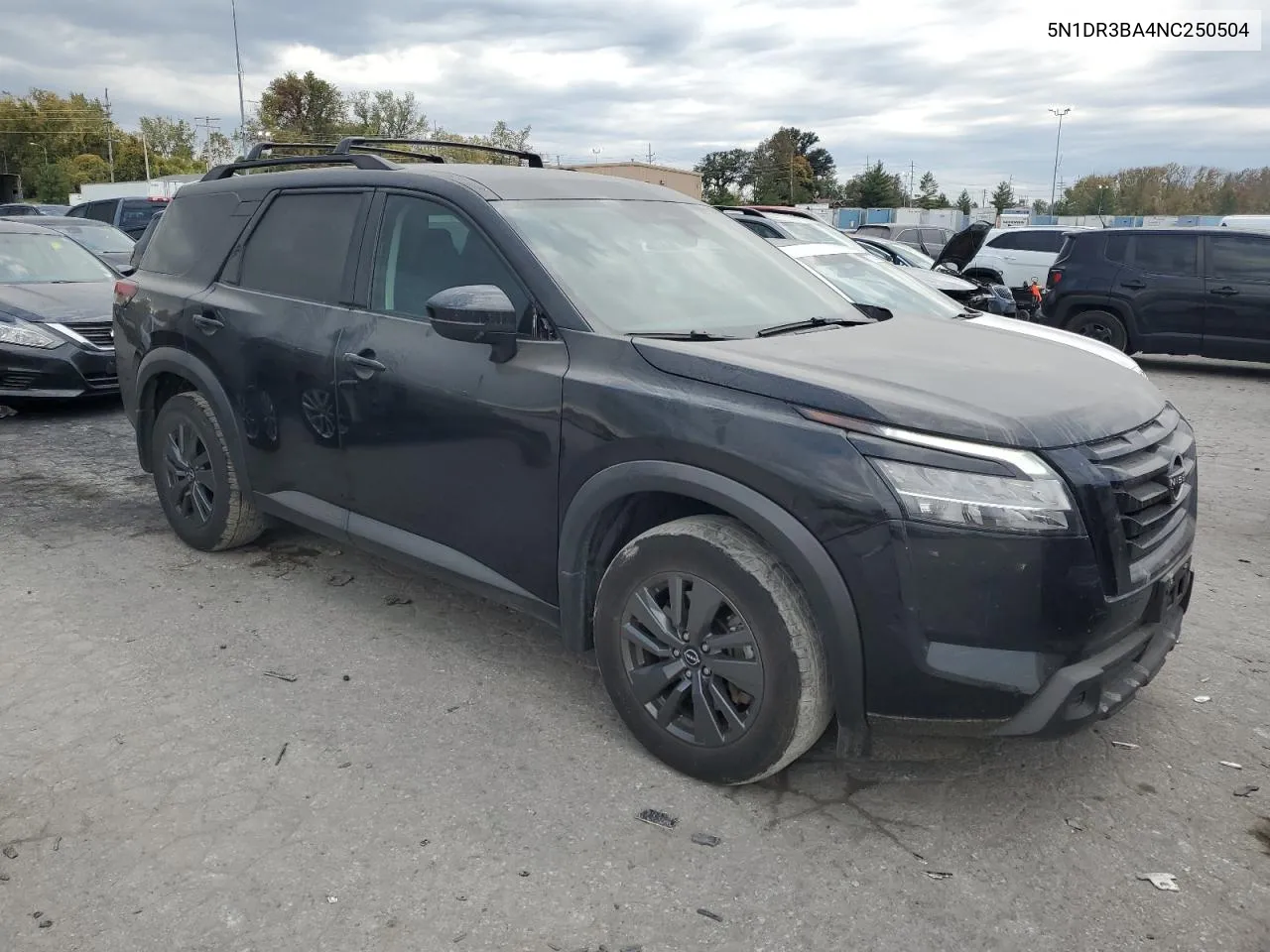 2022 Nissan Pathfinder Sv VIN: 5N1DR3BA4NC250504 Lot: 76379774