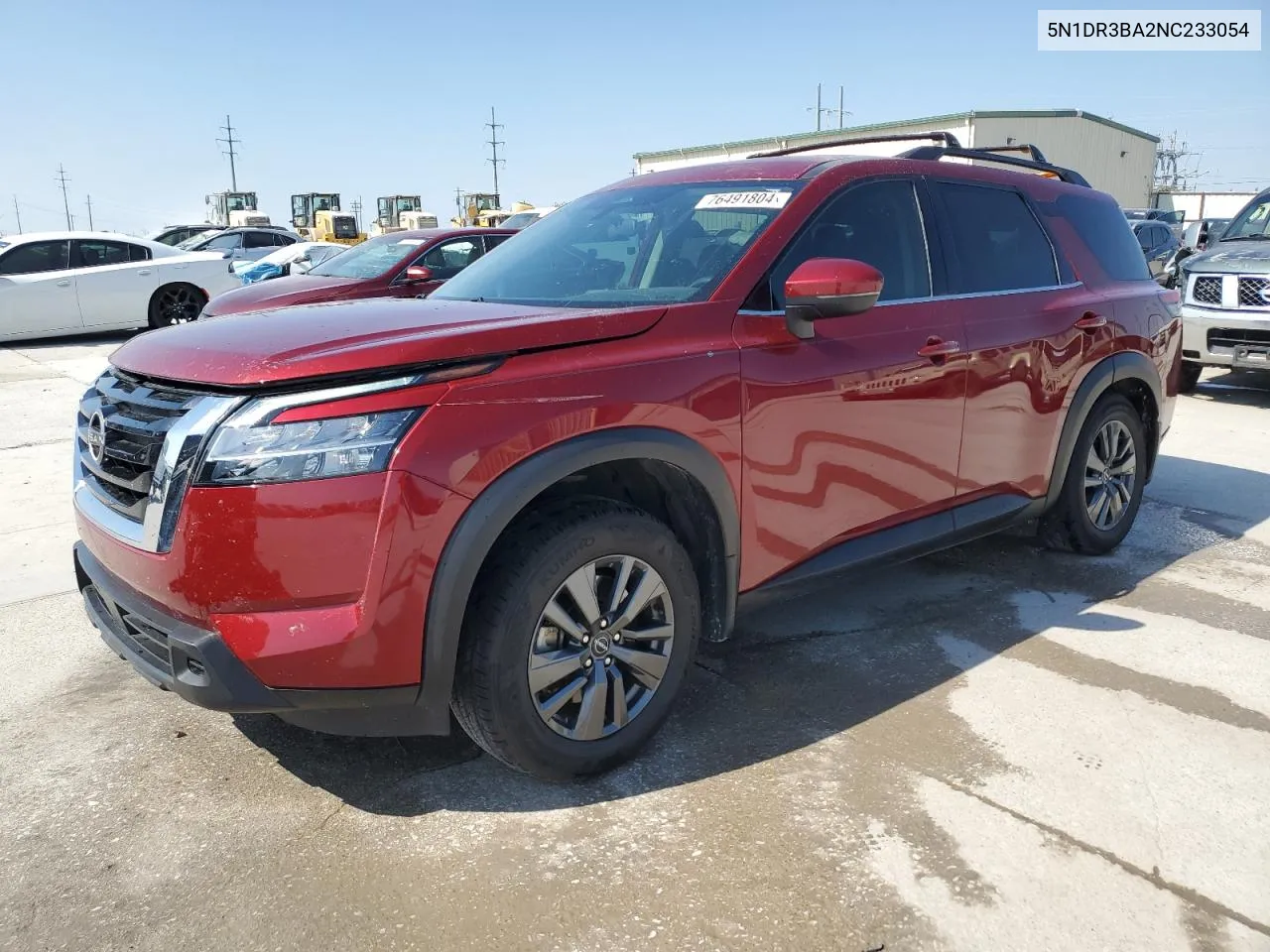 2022 Nissan Pathfinder Sv VIN: 5N1DR3BA2NC233054 Lot: 76491804