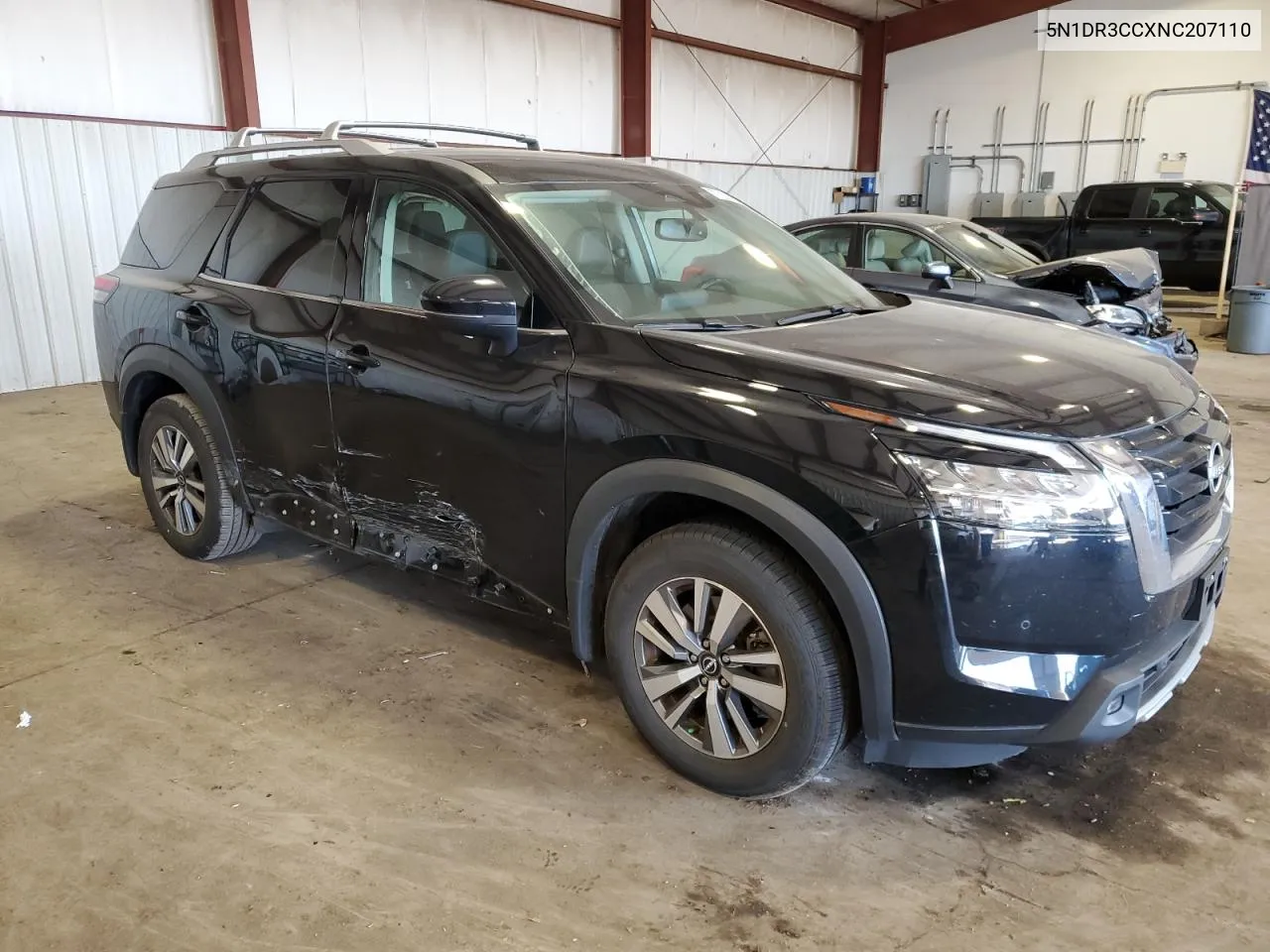 2022 Nissan Pathfinder Sl VIN: 5N1DR3CCXNC207110 Lot: 77202264