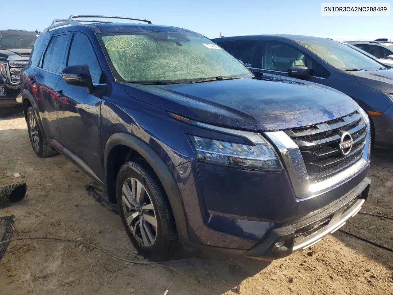 2022 Nissan Pathfinder Sl VIN: 5N1DR3CA2NC208489 Lot: 77490414