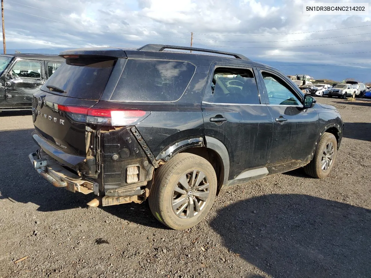 2022 Nissan Pathfinder Sv VIN: 5N1DR3BC4NC214202 Lot: 77502934