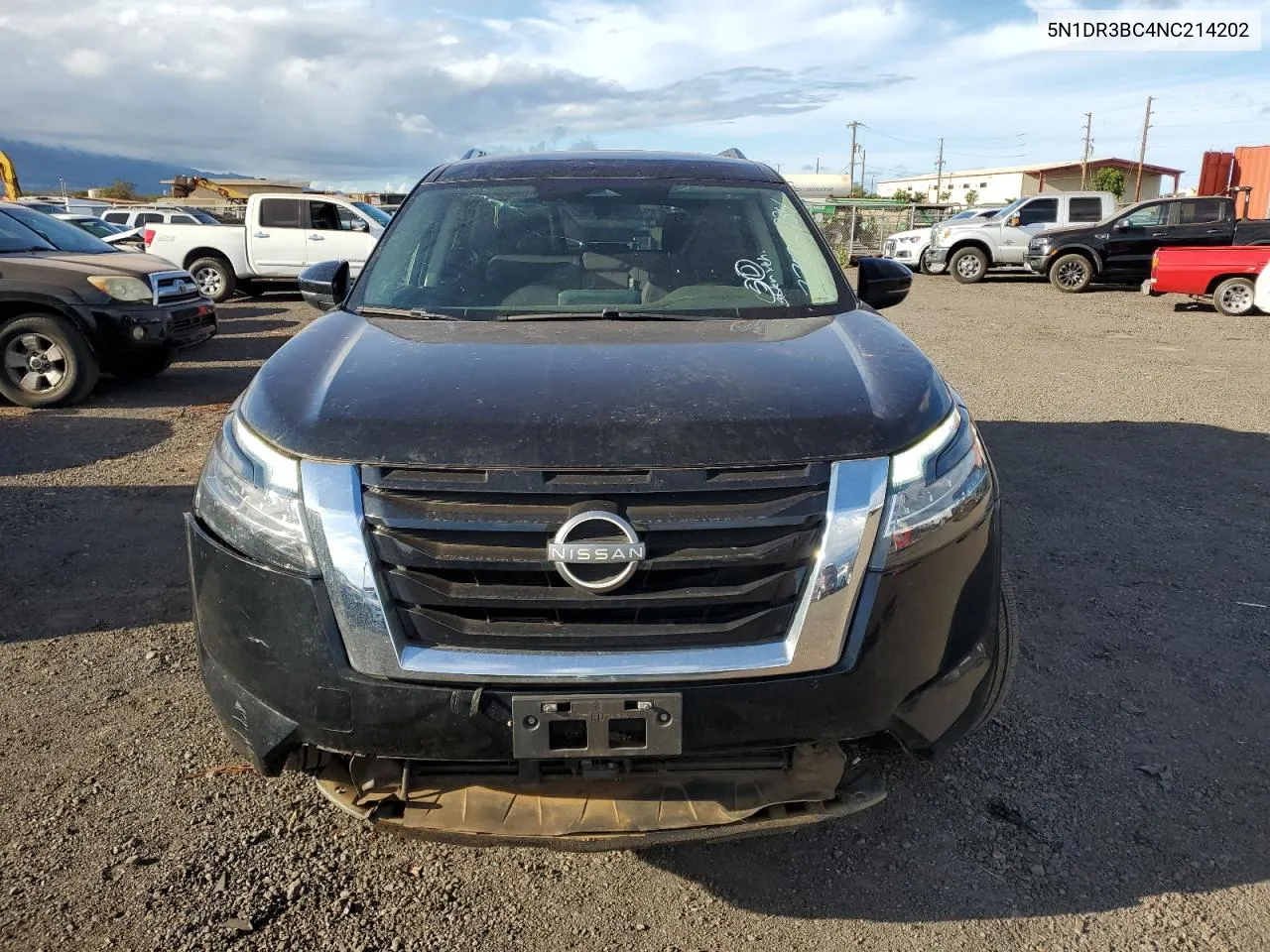 2022 Nissan Pathfinder Sv VIN: 5N1DR3BC4NC214202 Lot: 77502934