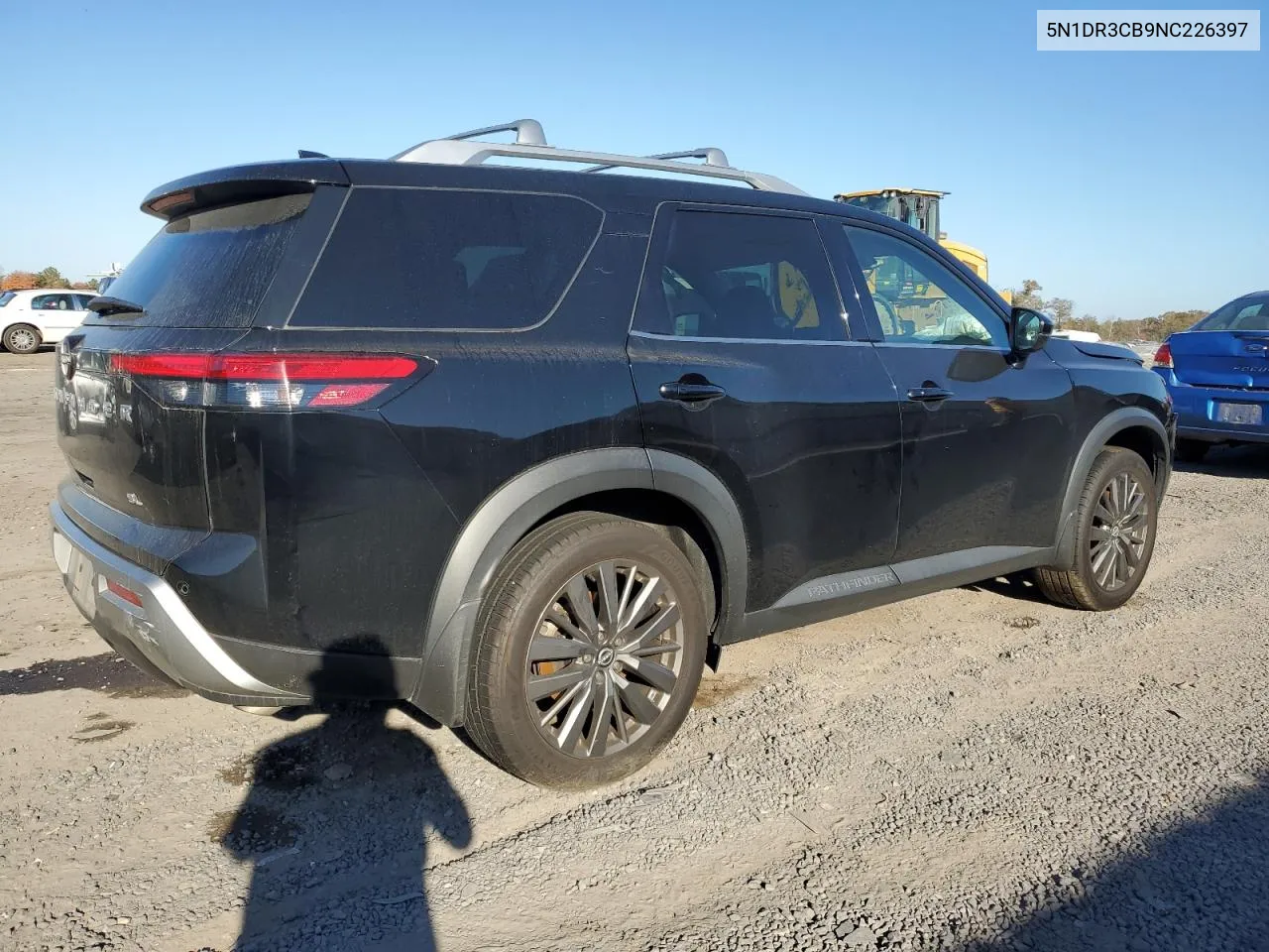 2022 Nissan Pathfinder Sl VIN: 5N1DR3CB9NC226397 Lot: 77865264