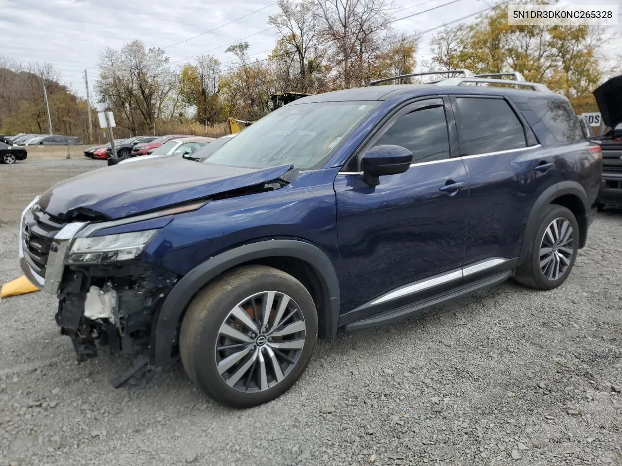 2022 Nissan Pathfinder Platinum VIN: 5N1DR3DK0NC265328 Lot: 78064924