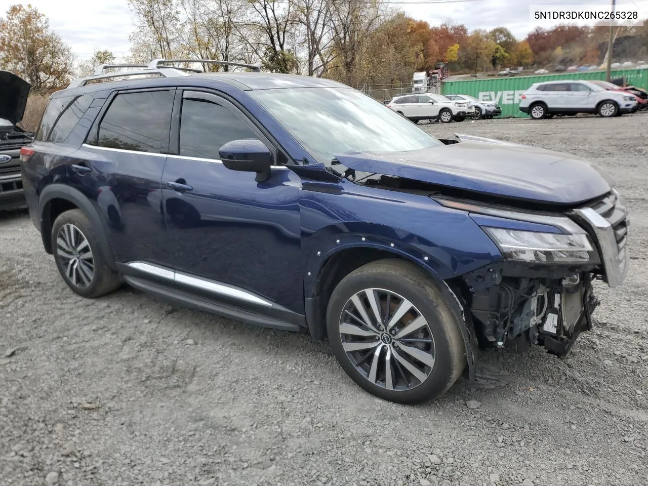 2022 Nissan Pathfinder Platinum VIN: 5N1DR3DK0NC265328 Lot: 78064924