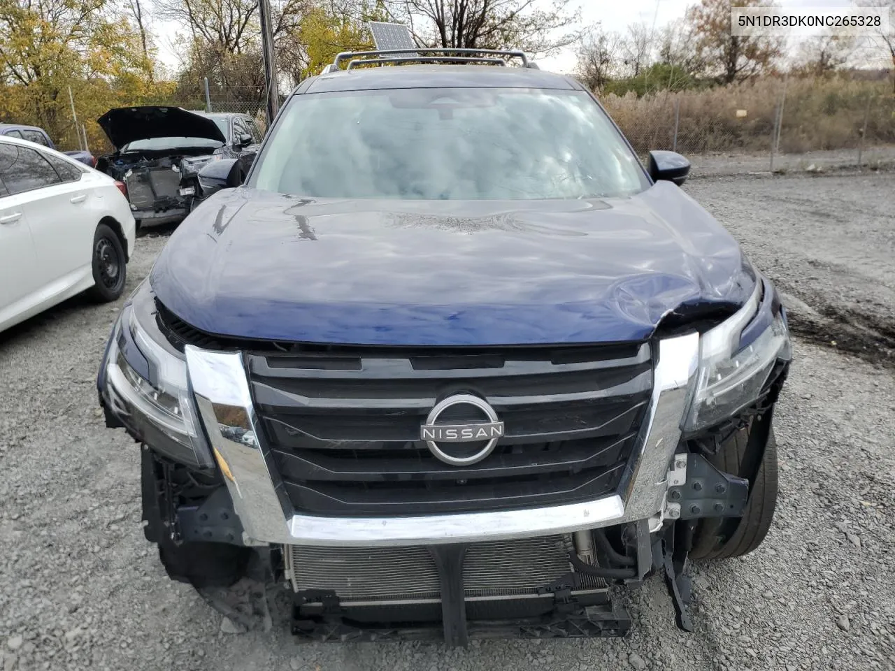 2022 Nissan Pathfinder Platinum VIN: 5N1DR3DK0NC265328 Lot: 78064924