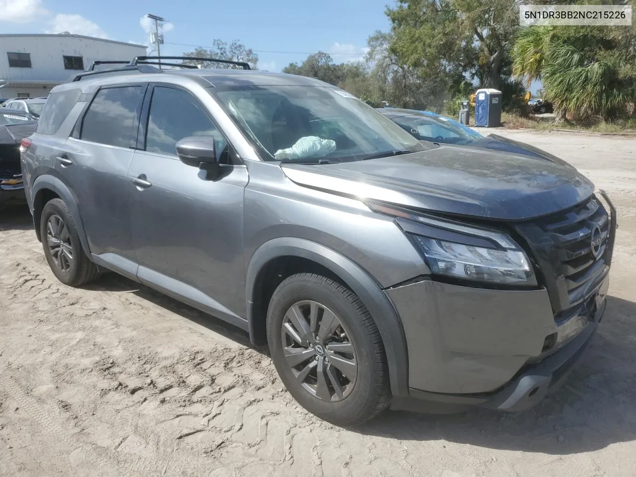 2022 Nissan Pathfinder Sv VIN: 5N1DR3BB2NC215226 Lot: 78403394