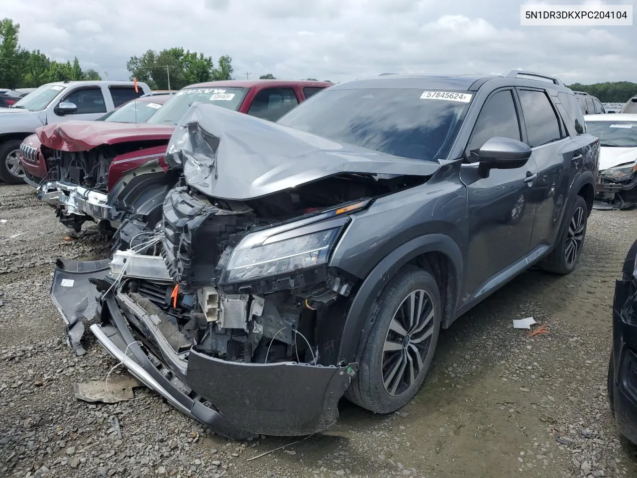 2023 Nissan Pathfinder Platinum VIN: 5N1DR3DKXPC204104 Lot: 57845624