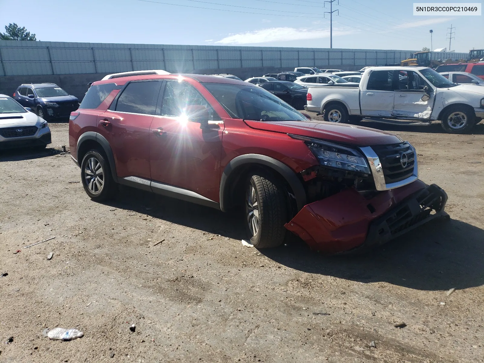 2023 Nissan Pathfinder Sl VIN: 5N1DR3CC0PC210469 Lot: 64401574