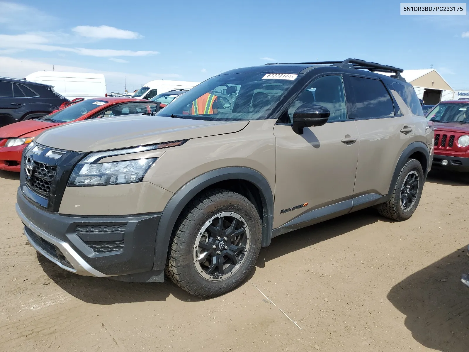 2023 Nissan Pathfinder Sv VIN: 5N1DR3BD7PC233175 Lot: 67270144