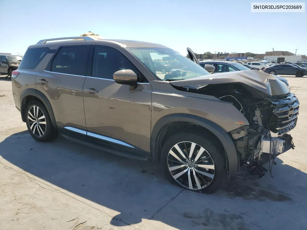 2023 Nissan Pathfinder Platinum VIN: 5N1DR3DJ5PC203689 Lot: 70924794