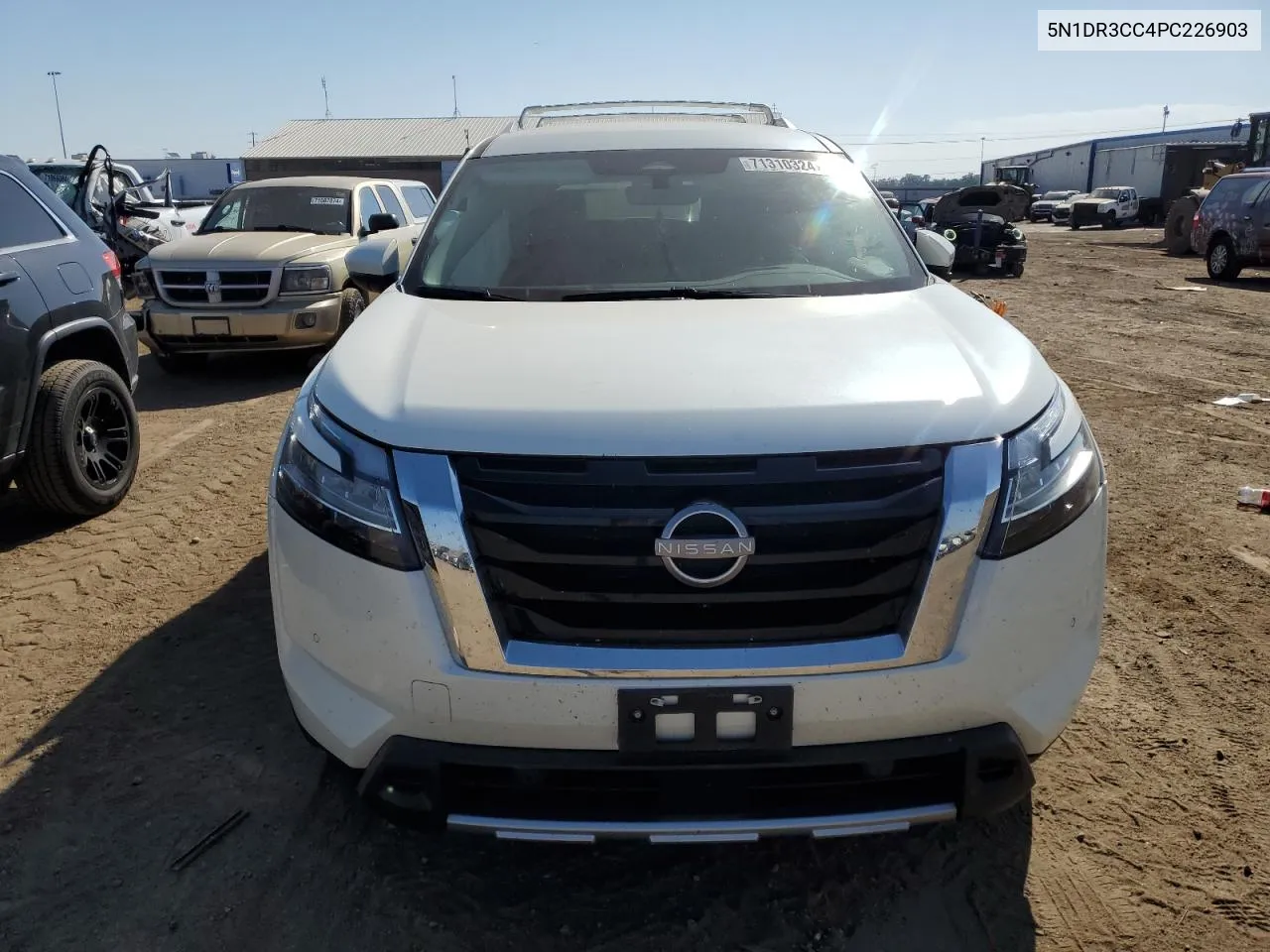 2023 Nissan Pathfinder Sl VIN: 5N1DR3CC4PC226903 Lot: 71310324