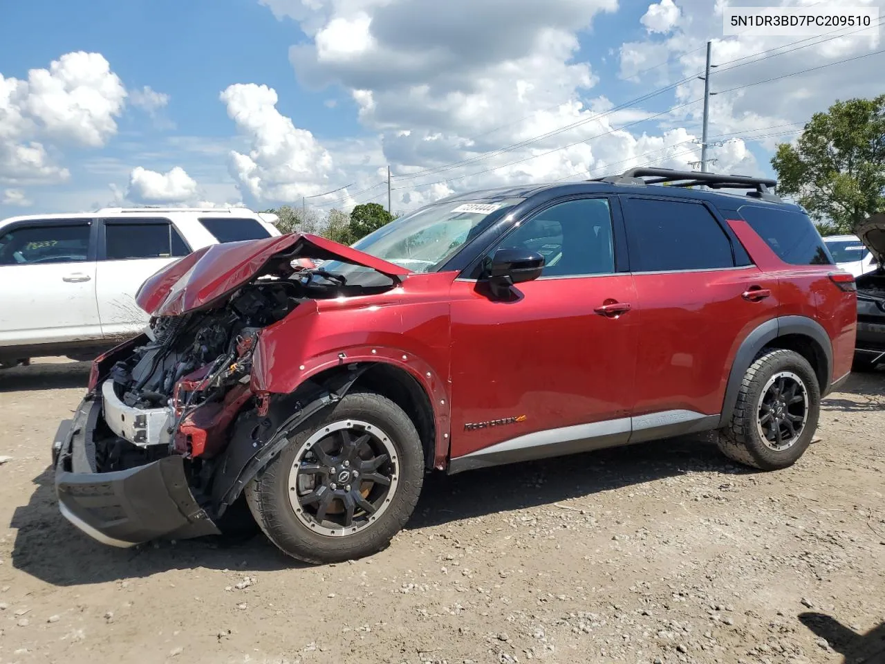 2023 Nissan Pathfinder Sv VIN: 5N1DR3BD7PC209510 Lot: 72314444