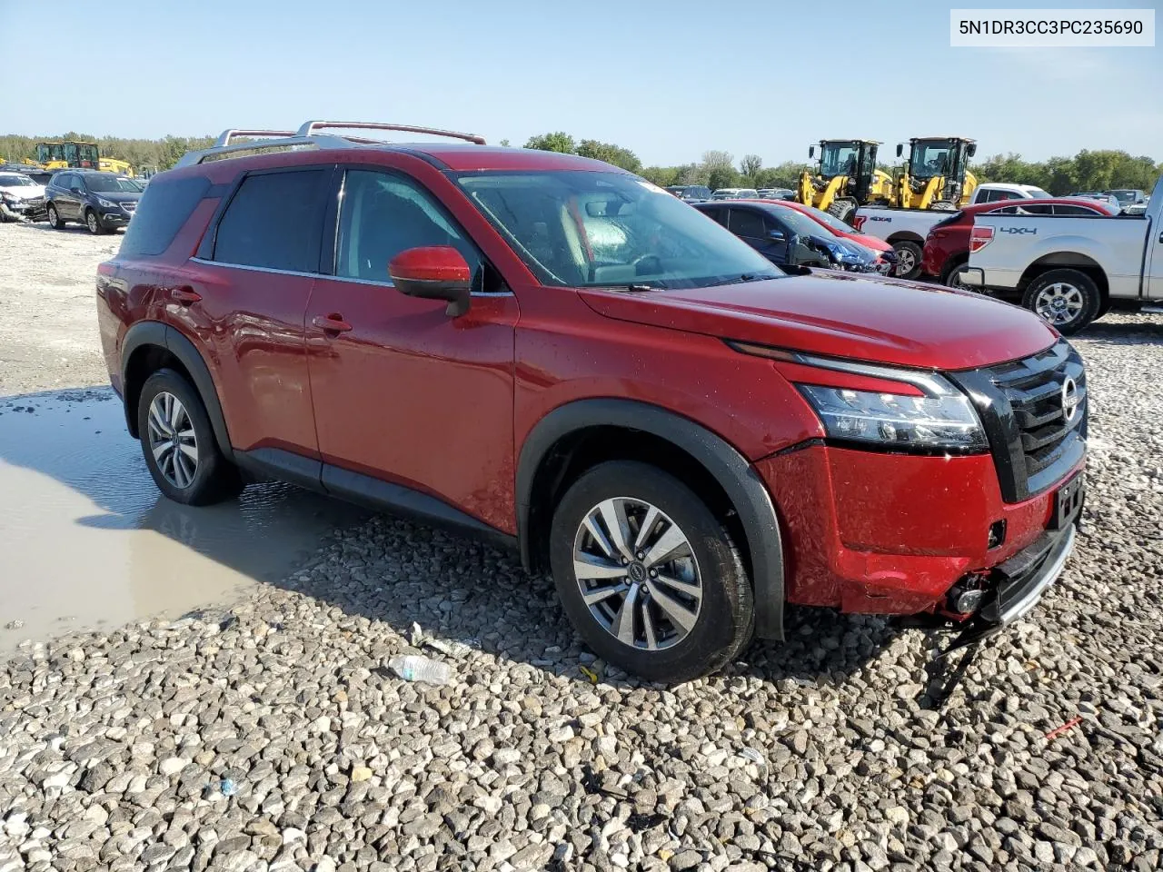 2023 Nissan Pathfinder Sl VIN: 5N1DR3CC3PC235690 Lot: 72410374