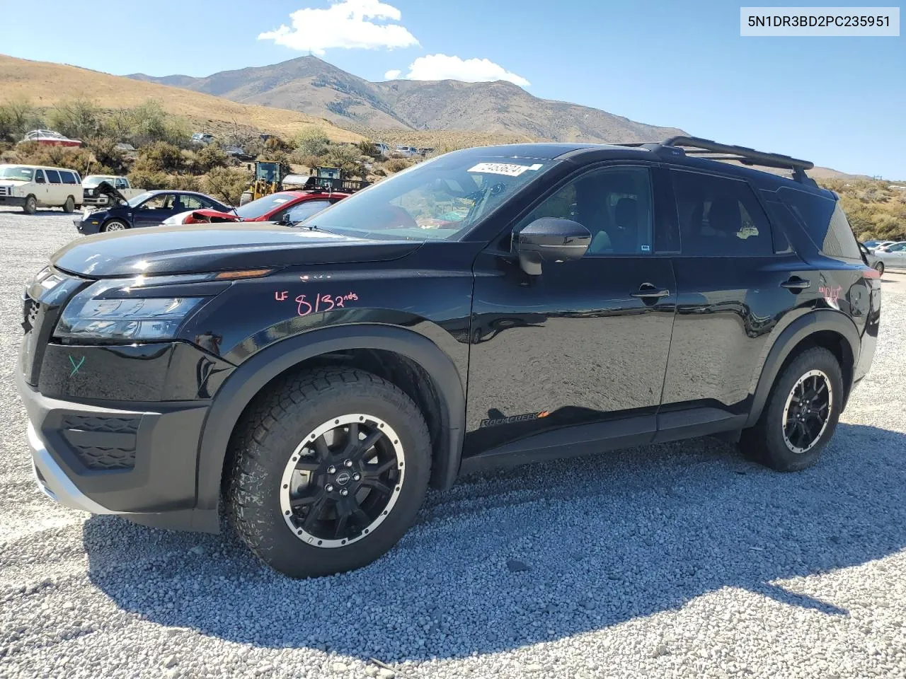 2023 Nissan Pathfinder Sv VIN: 5N1DR3BD2PC235951 Lot: 72453624