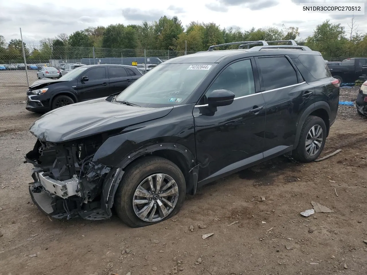 2023 Nissan Pathfinder Sl VIN: 5N1DR3CC0PC270512 Lot: 74232844